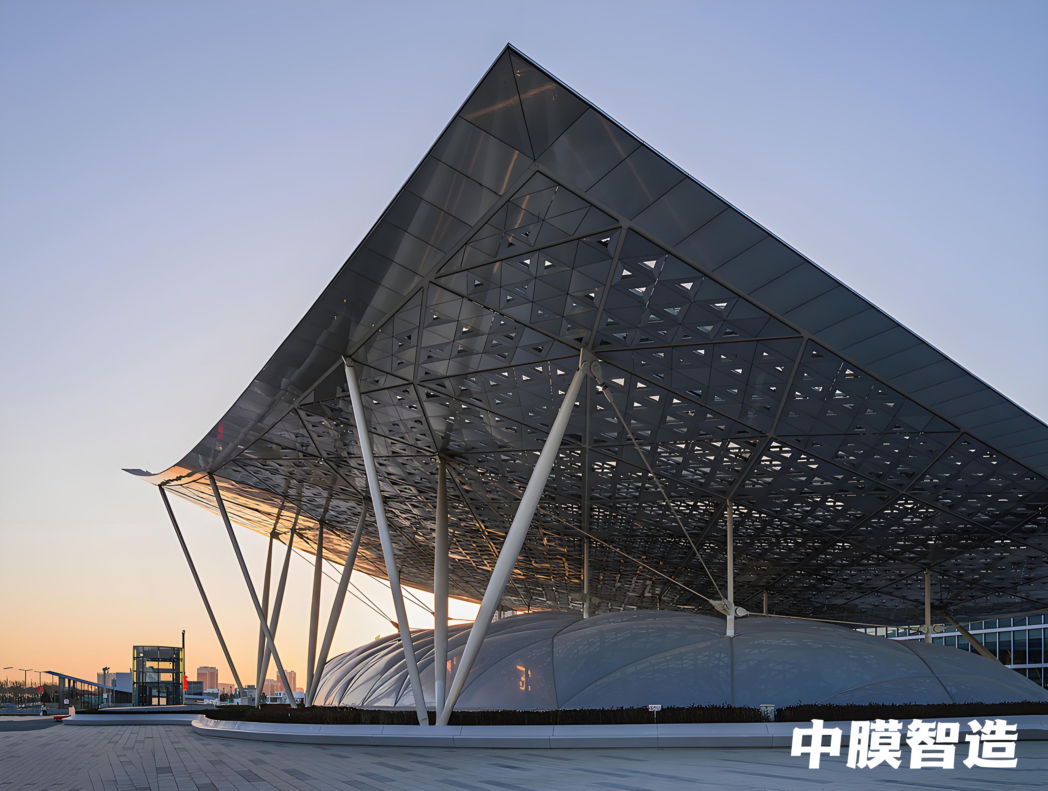 北京城市副中心站“京帆”屋盖4